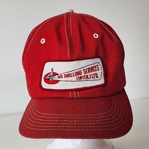Vintage Air Drilling Services Baseball Cap‎ Patch Trucker Hat Snapback 80s 90s